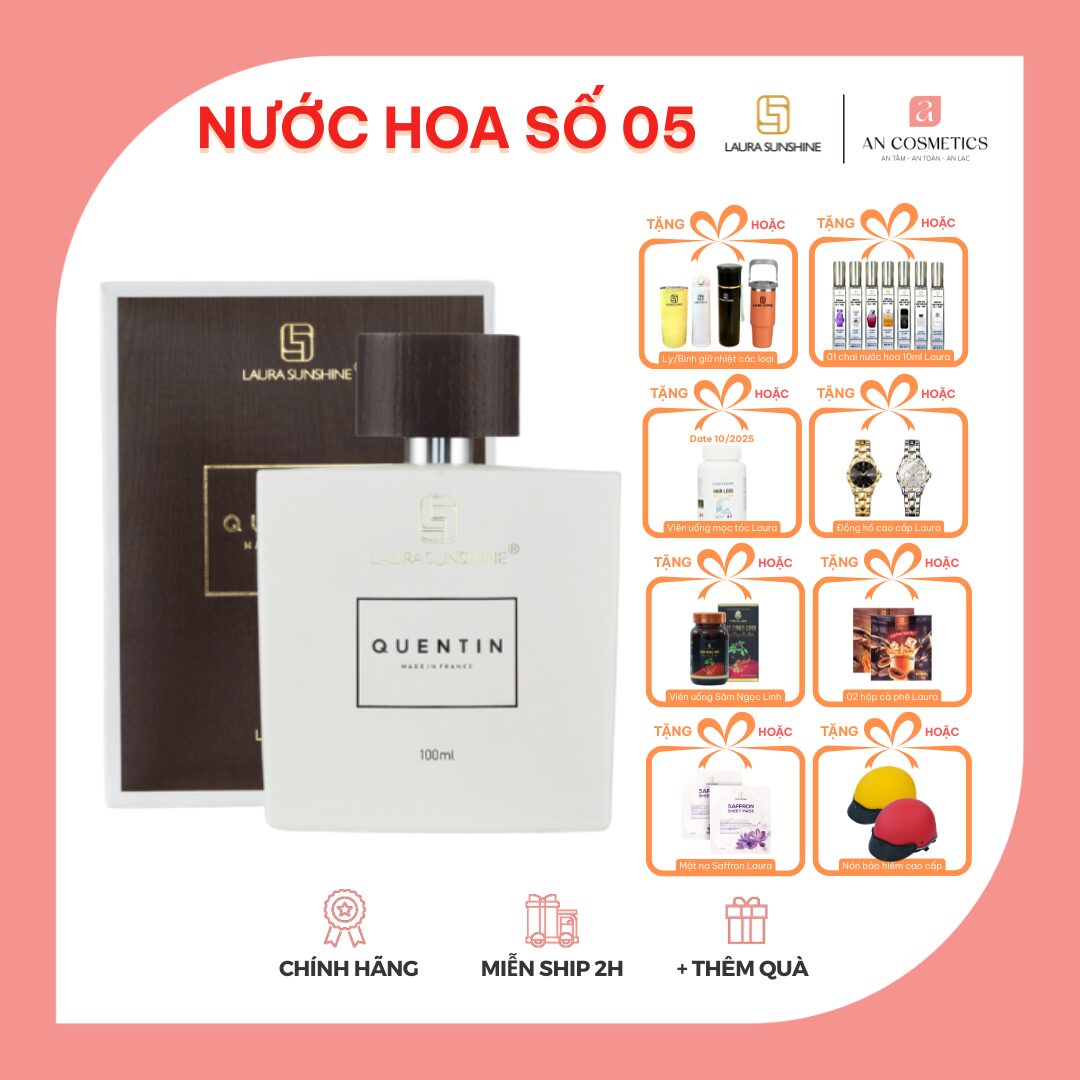 Nước hoa nam Quentin Laura Sunshine (100ml – Made in France) (1)