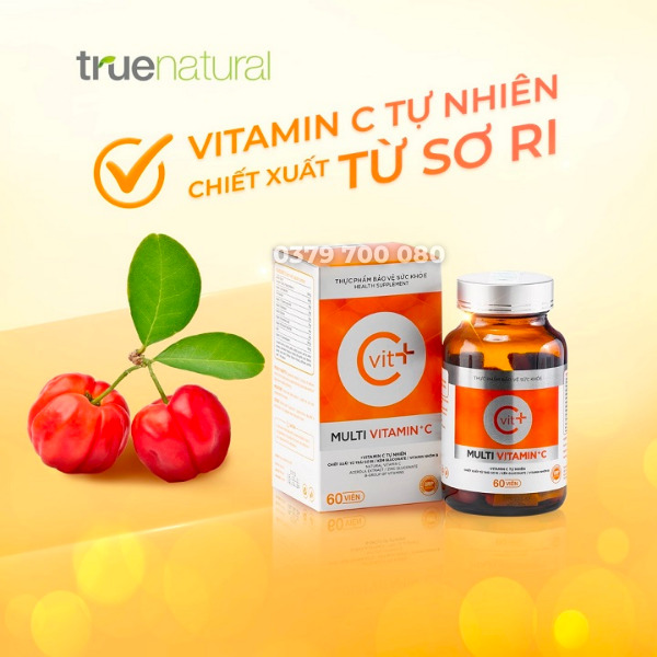 Viên uống Multi Vitamin +C True Natural 4