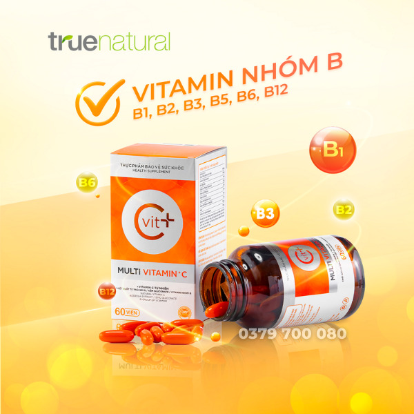 Viên uống Multi Vitamin +C True Natural 6