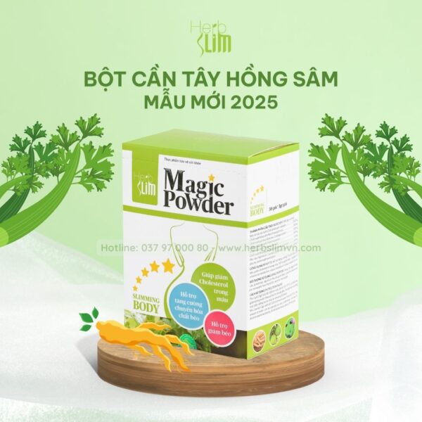 bột cần tây hồng sâm herbslim mẫu mới 2025 1