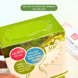 bột cần tây hồng sâm herbslim mẫu mới 2025 3