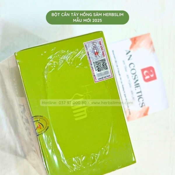 bột cần tây hồng sâm herbslim mẫu mới 2025 6