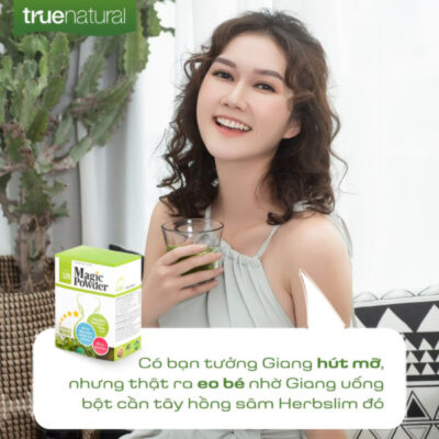 bột cần tây hồng sâm herbslim true natural 7