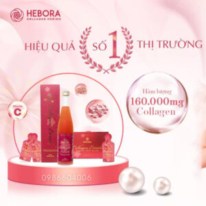 Nước uống Hebora Collagen Enrich Damask Rose Water Nhật Bản (Chai 500ml) 3