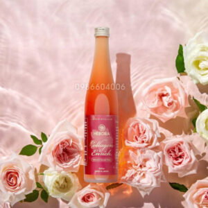 Nước uống Hebora Collagen Enrich Damask Rose Water Nhật Bản (Chai 500ml) 5
