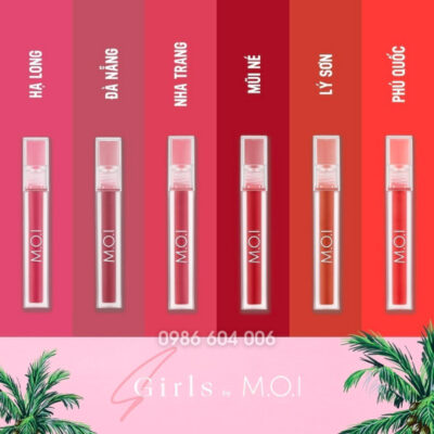 Bảng màu Son nhung lì SGirls Summer Edition 6