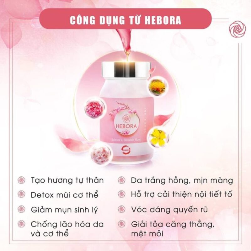 công dụng của viên uống hương tự thân hebora