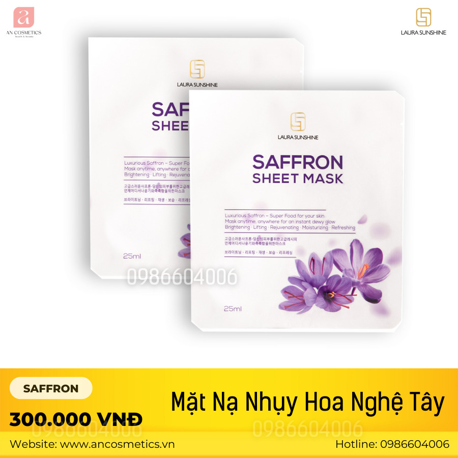 Bảng giá mỹ phẩm Laura Sunshine - Mỹ phẩm cao cấp Nhật Kim Anh MẶT NẠ NHỤY HOA NGHỆ TÂY