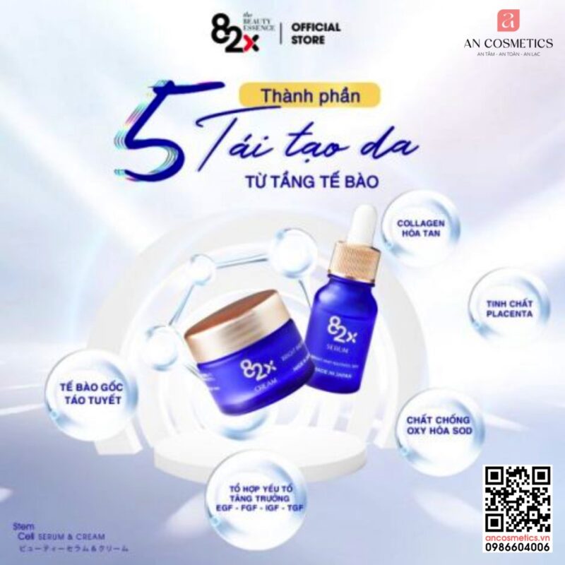 bộ đôi Serum Cream 82X AI Stem Cell Serum 82X AI Stem Cell 6