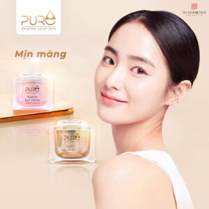 bộ kem dưỡng da ngày đêm mộc qua và lộc nhung pure hàn quốc 8