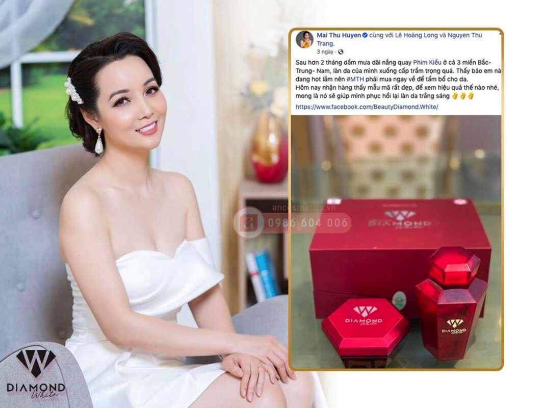 feedback review viên uống trắng da diamond white chính hãng 5
