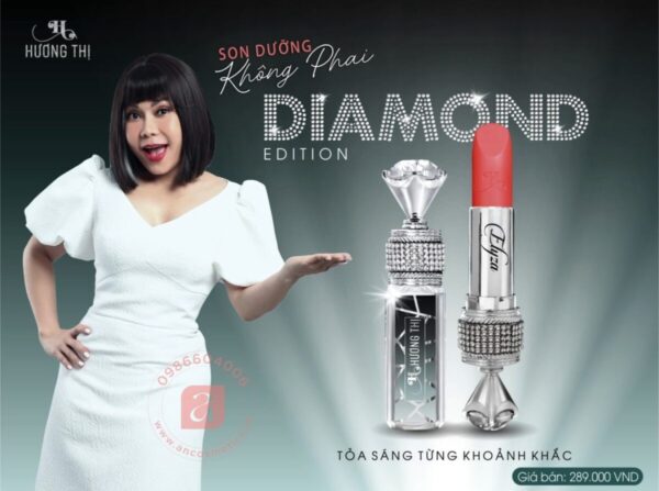 son dưỡng môi không phai kim cương hương thị diamond edition3