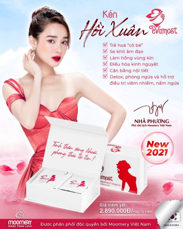 kén đặt hồi xuân evamost nhã phương ancosmetics 6