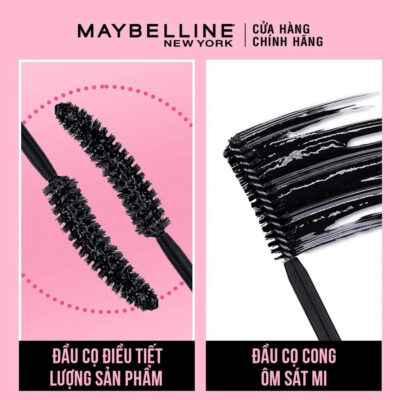 Mascara Maybelline Volum’ Express Hyper Curl Làm Dài Và Cong Mi, Không Lem Không Trôi 9,2Ml (6)