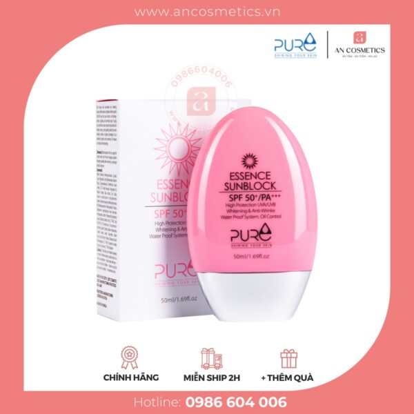 sữa chống nắng pure essence sun block ancosmetics 1