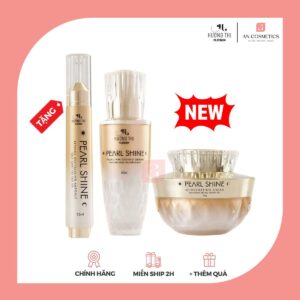 ancosmetics bộ chăm sóc da mặt hương thị pearl shine 1