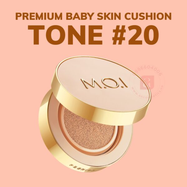 phấn nước baby skin cushion premium m o i hồ ngọc hà tone 20