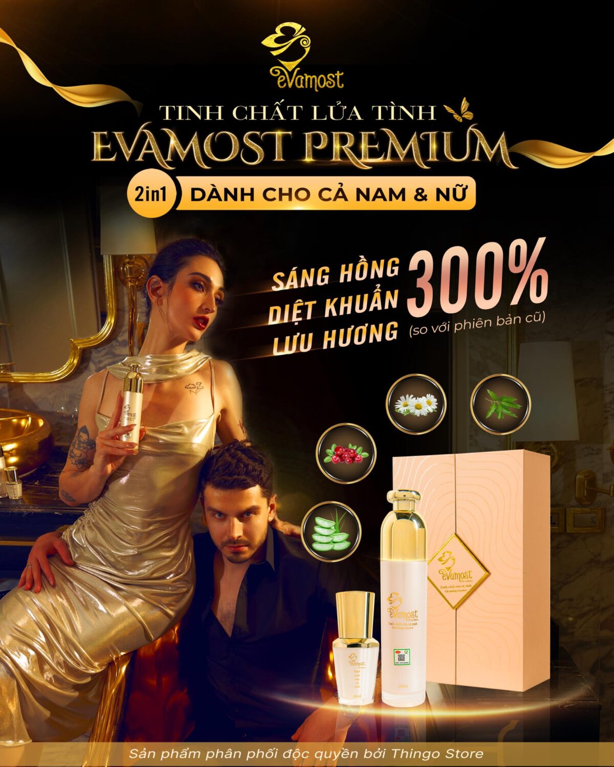 tinh chất rửa vệ sinh evamost premium