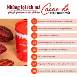 cacao đỏ hỗ trợ giảm cân thiên nhiên việt 7