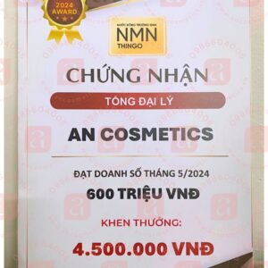 bằng chứng nhận nmn ancosmetics