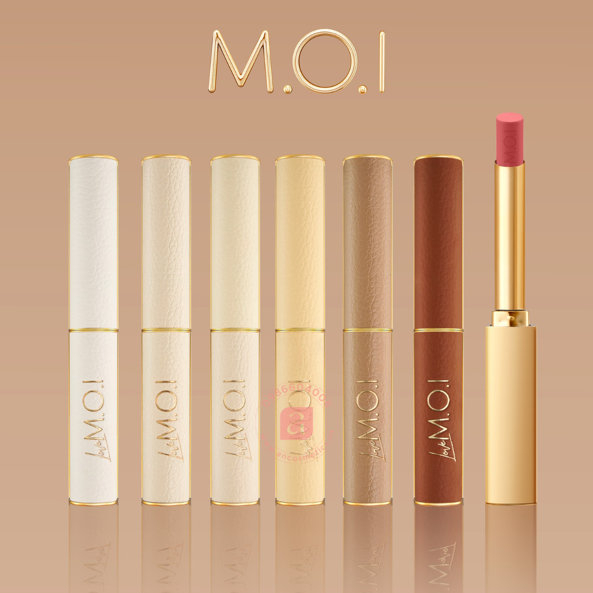 Son Môi Mini - Set 2 Thỏi - MOI Cosmetics Hồ Ngọc Hà - Golden Gift |  Lazada.vn