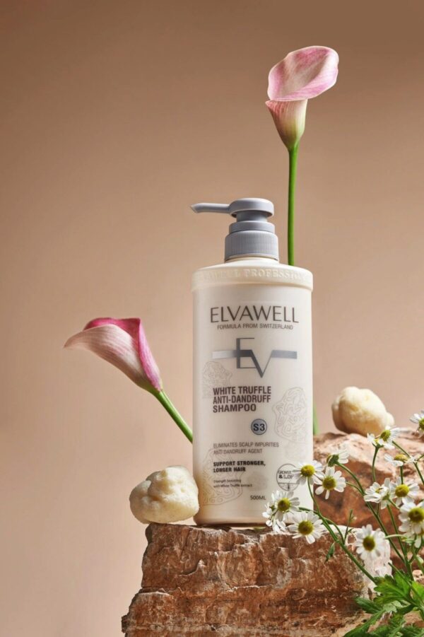 Cặp gội xả Elvawell super smooth anti-dandruff 1