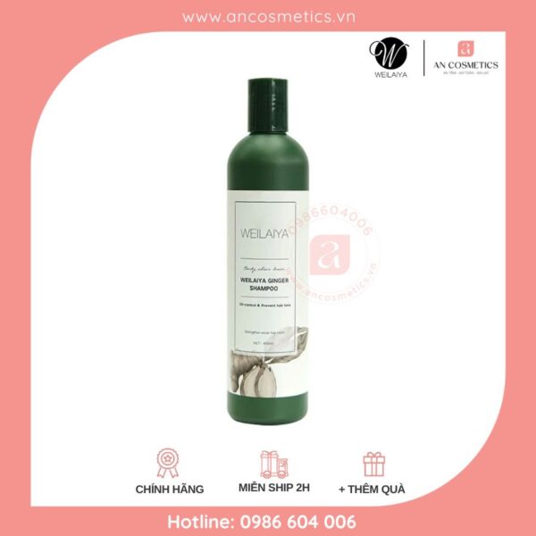 Dầu gội gừng trắng Weilaiya Ginger