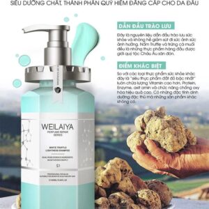 Dầu gội phục hồi đa tầng nấm truffle Weilaiya White Truffle Lightness Shampoo 450ml 2