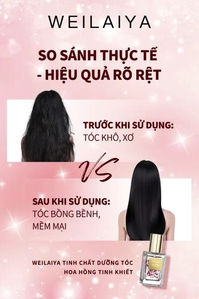 Dưỡng tóc hoa hồng hương nước hoa Weilaiya 40ml 1