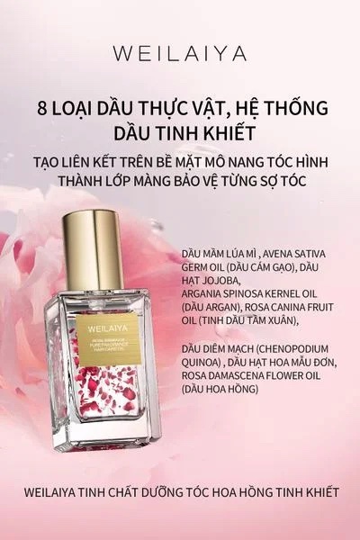 Dưỡng tóc hoa hồng hương nước hoa Weilaiya 40ml 5