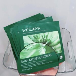 Mặt nạ tái sinh cỏ vạn năm Weilaiya (Hộp 10 miếng) - Weilaiya Resurrection Grass Moisturizing Facial Mask 10