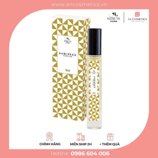 Nước hoa bỏ túi nam Hero Parfum 10ml 0