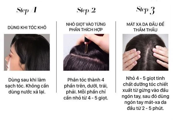 Serum kích mọc và làm dày tóc Weilaiya Ginger Hair Root Nourishing Essence 1