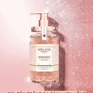 Sữa tắm trắng da cánh hoa hồng Damask Weilaiya Grand Rose Extracts Whitening Shower Gel 450ml 6