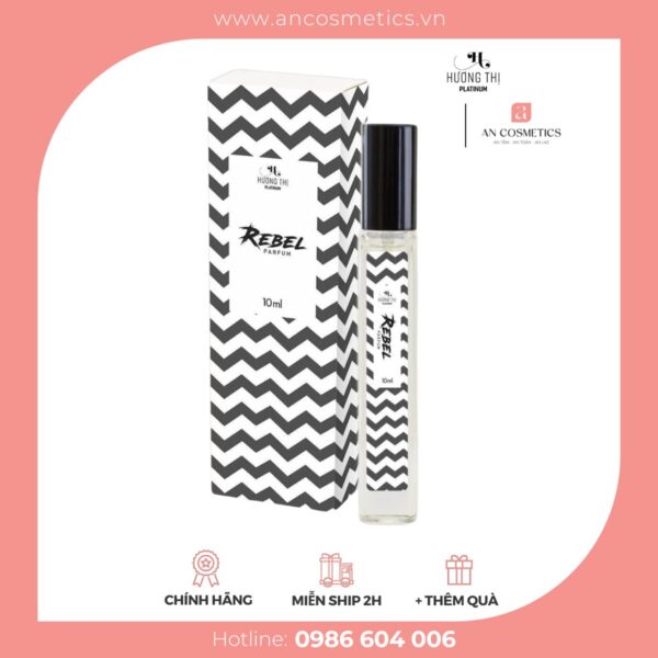 ảnh bìa Nước hoa nam bỏ túi Rebel Hương Thị Parfum 10ml