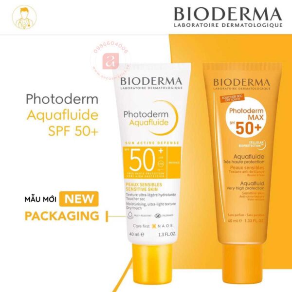 Kem chống nắng giảm bóng nhờn Bioderma Photoderm MAX Aquafluide SPF 50+ 40ml