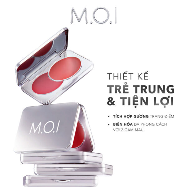 Má hồng kem M.O.I Dual Cream Blusher (1)