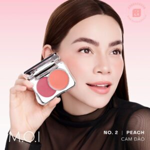 Má hồng kem M.O.I Dual Cream Blusher hồ ngọc hà (3)