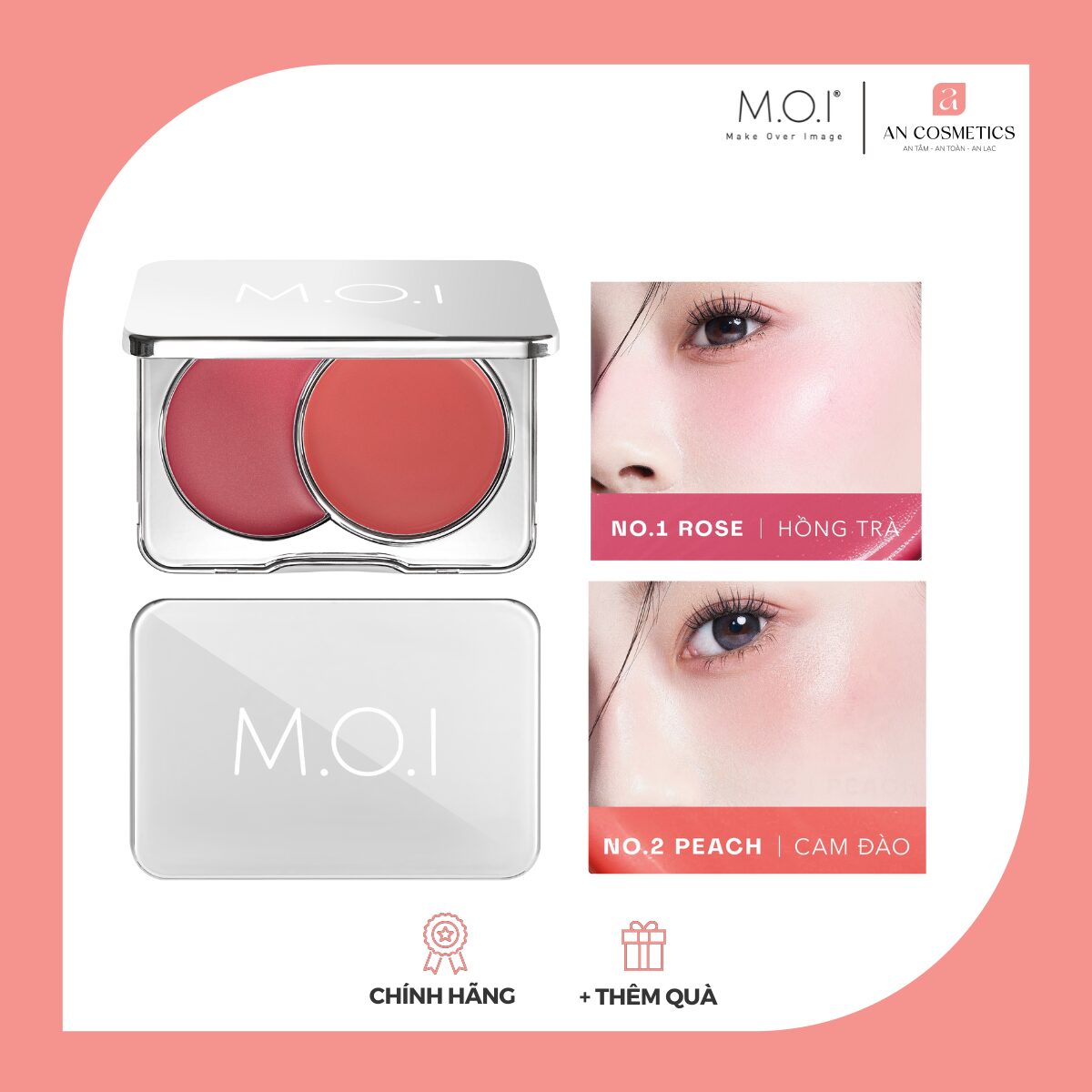 má hồng kem m.o.i