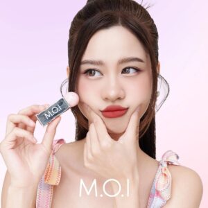 son kem lì m.o.i lollipops No.5 cola đỏ nâu