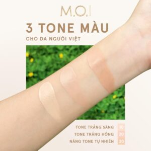 bảng màu phấn nước m.o.i baby skin cushion