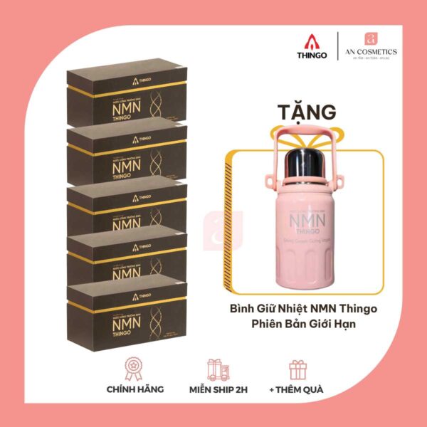 combo 5 set nmn thingo tặng bình giữ nhiệt nmn thingo