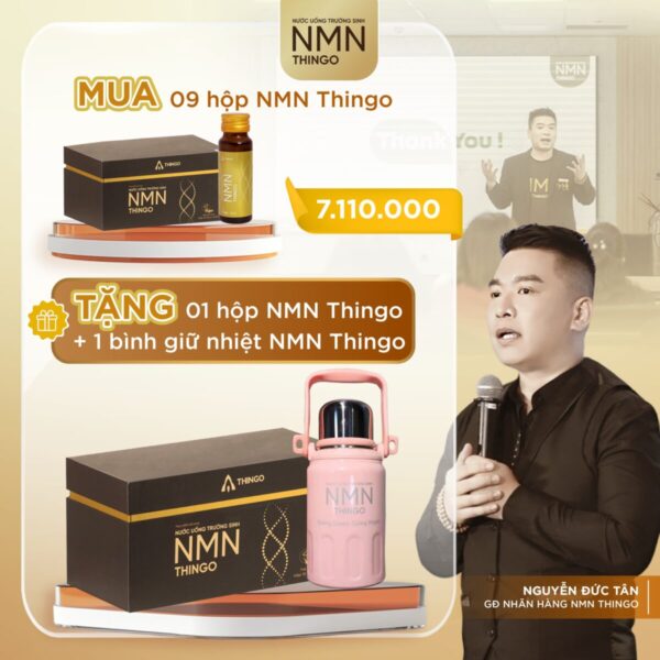 combo 9 set nmn thingo tặng bình giữ nhiệt và 1 set nữa