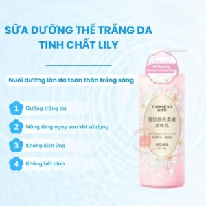 Sữa dưỡng thể CHANDO Himalaya hỗ trợ dưỡng trắng dưỡng ẩm 600ml (1)