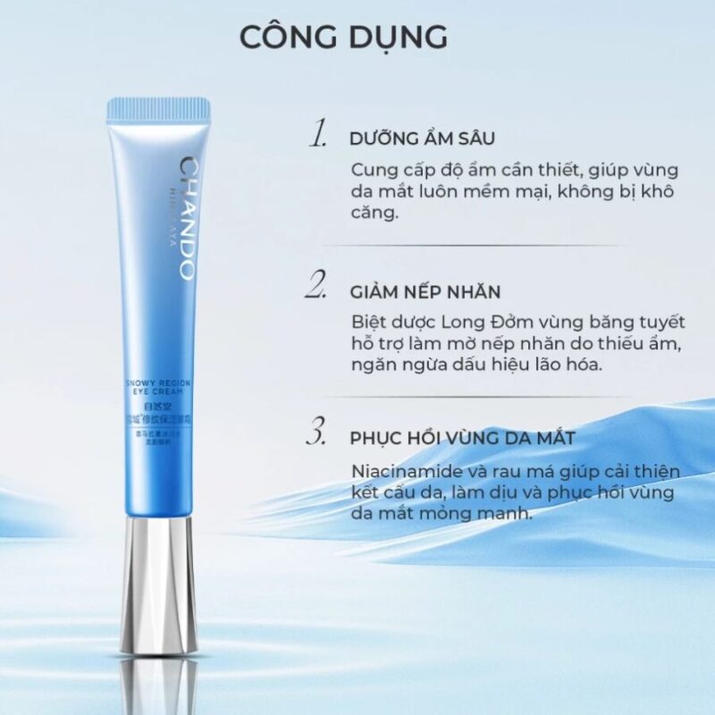 Kem Dưỡng mắt vùng băng tuyết CHANDO Himalaya Snowy Region Eye Cream 15g (3)