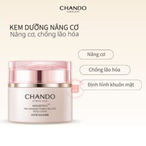 Kem dưỡng CHANDO Himalaya giúp phục hồi lão hóa do trọng lực chứa tế bào gốc hoa hồng 55g (2)