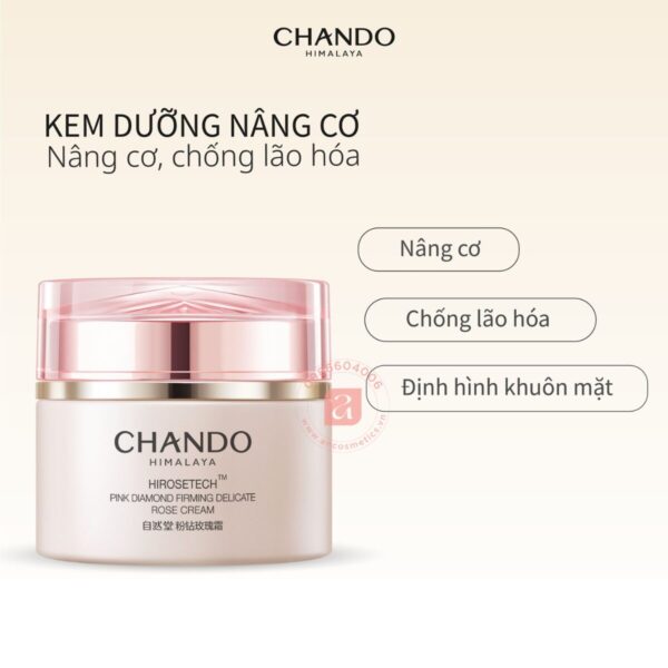 Kem dưỡng CHANDO Himalaya giúp phục hồi lão hóa do trọng lực chứa tế bào gốc hoa hồng 55g (2)