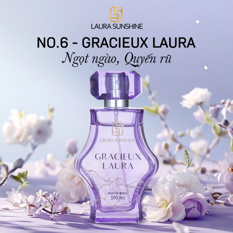 Nước hoa Nhật Kim Anh Laura Sunshine Gracieux Số 6 (6)