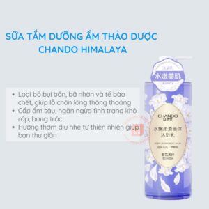 sữa tắm dưỡng ẩm thảo dược chando himalaya (3)