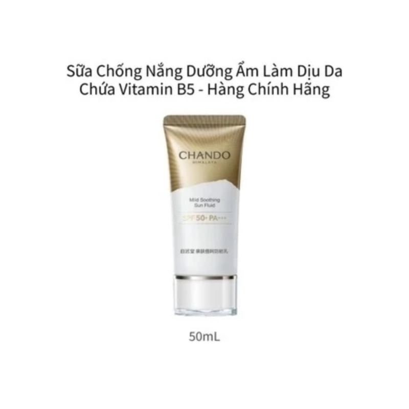 Sữa chống nắng CHANDO Himalaya Mild Soothing Sun Fluid (2)